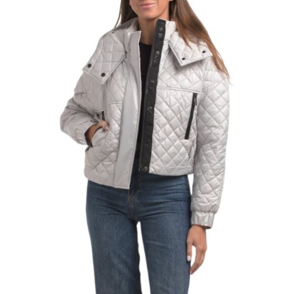 BCBGMAXAZRIA Diamond Quilted Packable Jacket - Picture 1 of 3